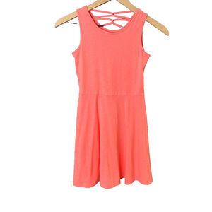 Girls Coral Sundress Size 7 8 Medium Sleeveless Casual Children's Place‎ Dress
